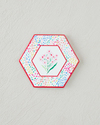 Blossom Frame Seramik Bardak Altlığı 11 cm Renkli