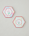 Blossom Frame Seramik Bardak Altlığı 11 cm Renkli