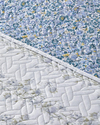 Blossom Stripe Çok Amaçlı Çift Kişilik Yatak Örtüsü Takımı 200x220 cm Mavi