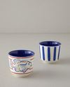Blue Fish Stoneware Bardak Mavi