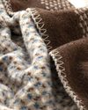 Blurred Dots Pamuklu Çift Kişilik Battaniye Bej