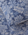 Boho Bloom Pamuk Çift Kişilik Nevresim Takımı 200x220 cm Lacivert
