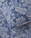 Boho Bloom Pamuk Tek Kişilik Nevresim Takımı 160x220 cm Lacivert