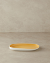 Boho New Bone China Kayık Tabak 27 cm Sarı