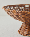Boho Rattan Sunumluk 29x29x13 cm Kahverengi