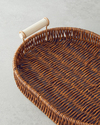 Boho Rattan Tepsi 29x20x3 cm Kahverengi