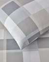 Bold Pattern Kolay Ütülenir Çift Kişilik Nevresim Takımı 200x220 cm Taş Rengi