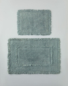 Bona Pamuklu Banyo Paspası Seti 60x90 + 40x60 cm Koyu Yeşil
