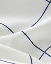 Border Dots Kolay Ütülenir Çift Kişilik Nevresim Takımı 200x220 cm Lacivert