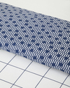 Border Dots Kolay Ütülenir Tek Kişilik Nevresim Takımı 160x220 cm Lacivert