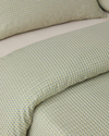 Border Line Kolay Ütülenir Çift Kişilik Nevresim Takımı 200x220 cm Yeşil-Bej