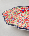 Botanic Stoneware Kayık Tabak 35 cm Renkli