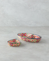 Botanic Stoneware Sunumluk 23x23x14 Cm Renkli