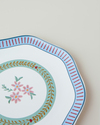Botanical Romance New Bone Pasta Tabağı 20 cm Mavi - Yeşil