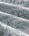 Botanical Spring Kolay Ütülenir Tek Kişilik Nevresim Takımı 160x220 cm Yeşil