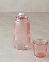 Botelya Cam Başucu Sürahi Pembe