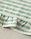 Breton Stripe Pamuk Kurulama Bezi Yeşil