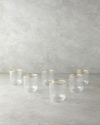 Bridgette Cam 6'lı Bardak 400 ml Gold