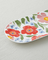 Bright Bloom New Bone China Kayık Tabak 25x11 cm Renkli