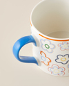Bright Flowers New Bone China Kupa 350 ml Renkli