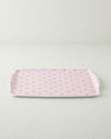 Bright Harmony Melamin Kaydırmaz Tepsi 42x31 cm Pembe