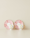 Bright Ophelia New Bone China 4 Parça 2 Kişilik Kahve Fincan Takımı 100 ml Renkli