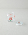 Bright Parade Cam Kavanoz 500 ml Kırmızı - Beyaz