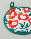 Bright Parade Polyester 2'li Mutfak Seti 17x30 Cm + 20x20 Cm Kırmızı - Yeşil