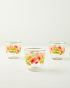 Bright Petals Cam 3'lü Bardak 290 ml Renkli