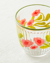 Bright Petals Cam 3'lü Bardak 290 ml Renkli