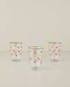 Bright Petals Cam 3'lü Bardak 395 ml Renkli