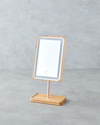 Bronte Ledli Ayna 30 cm Naturel