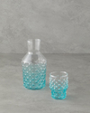 Bubbles Cam Başucu Sürahi 1150 ml Mavi