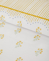 Butter Bloom Pamuklu Çift Kişilik Nevresim Seti 200x220 cm Hardal
