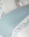 Butterfly Meadow Pamuklu Tek Kişilik Nevresim Seti 160x220 cm Pembe - Yeşil