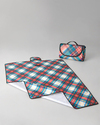 Camille Plaid Piknik Örtüsü 150x180 cm Koyu Yeşil
