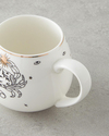 Cancer New Bone China Kupa 325 ml Siyah-Beyaz-Gold