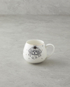 Cancer New Bone China Kupa 325 ml Siyah-Beyaz-Gold