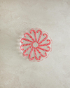 Candy Cane Cam Pasta Tabağı 17 cm Kırmızı