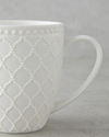Carmen New Bone China Kupa 400 ml Beyaz