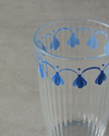 Carnival Drip Cam 3'lü Bardak 395 ml Mavi
