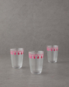 Carnival Drip Cam 3'lü Bardak 395 ml Pembe