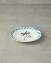 Carnival Palm Bone Porselen Pasta Tabağı 20 cm Mavi-yeşil