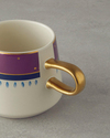 Carnival Path Stoneware Kupa Fuşya-Yeşil