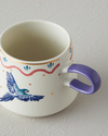 Carnival Phenix Stoneware Kupa Mavi-Yeşil