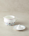 Carnival Time New Bone China Limon Sıkacağı Beyaz - Mavi