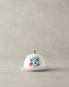 Carnival Time New Bone China Tereyağlık Beyaz - Mavi