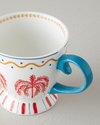 Carnival Tree New Bone China Kupa Açık Mavi