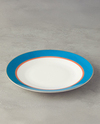 Carny Bone Porselen Servis Tabağı 25 cm Mavi