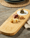 Casa Bambu Mermerli Sunum Tahtası 40x14 cm Kahve